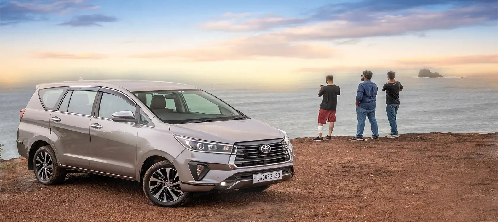 Toyota Innova Crysta for comfortable outstation trips and family travel