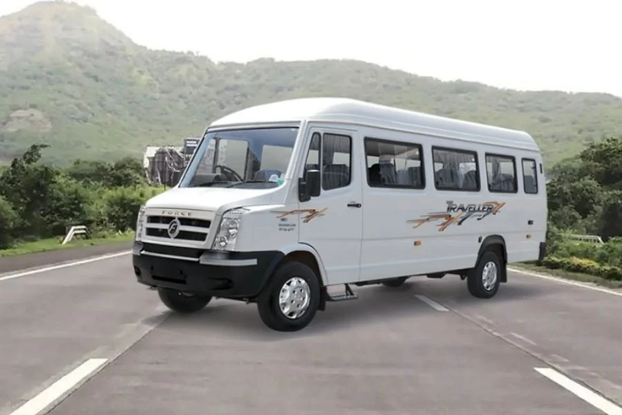 Force Traveller 17-seater van for group travel and tours
