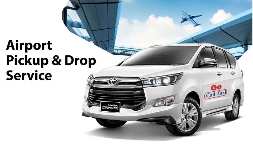 Toyota Innova Crysta airport transfer service vehicle